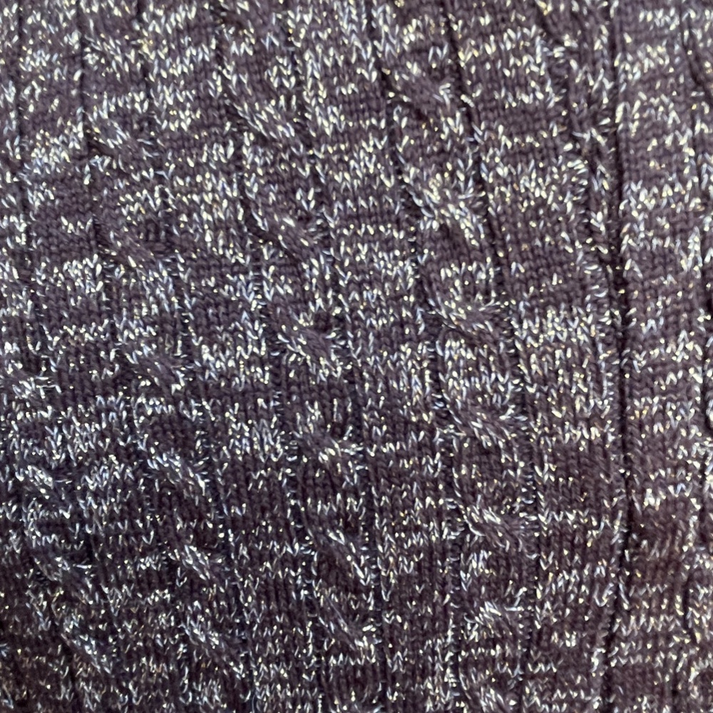 Cache Brown Gold Metallic Knit Jacket, Blazer, Ca… - image 6